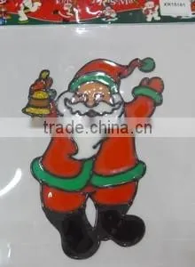 Promotional Christmas Santa Claus Window Sticker /door Sticker thumbnail-1