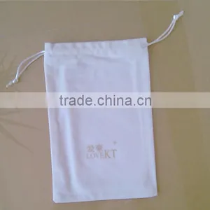 White Velvet Pouch thumbnail-1