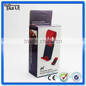Handfree Multiple Anti-slip Car Steering Wheel Mobile Phone Holder Car Clip Holder thumbnail-5