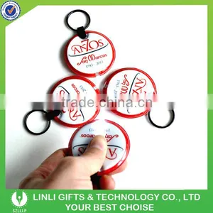Led Flashlight PVC Custom Keyring thumbnail-4