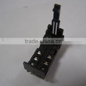 Kontron Pcb Mouting Double Pole Relay Socket With Plastic Holder thumbnail-1