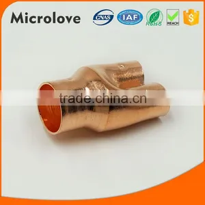 Good Quality Air Condition Part Brass Tee Pipe thumbnail-1