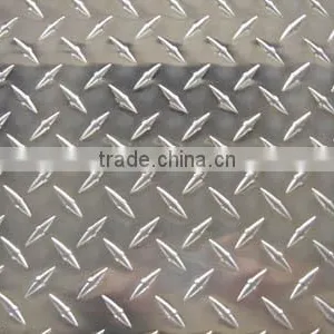 Aluminum Checkered Plate 1100 Cars Bus Application 1050 1060 Embossed Aluminum Sheet thumbnail-3
