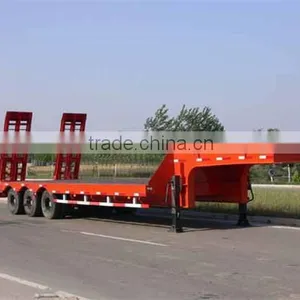 for Big Machine Semi Truck Trailer Hot Wheels Truck and Trailer 3 Axle Extentable Low Bed Trailer thumbnail-2