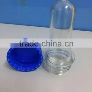 Plastic Bottle Tube HX-3822 38mm 22g Transperant Preform for Bottles thumbnail-1
