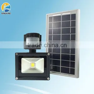 Outdoor Garden Lighting LED Solar PIR Motion Sensor Security Flood 10w 20w 30w 50w With CE SAA TUV IES SFL10WCOB-PIR thumbnail-1