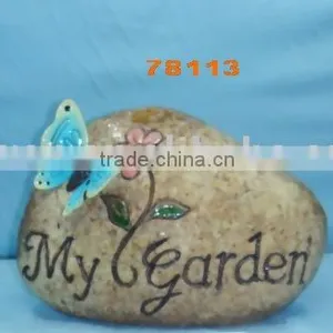 Garden Decoration, Ceramic Garden Stone thumbnail-1
