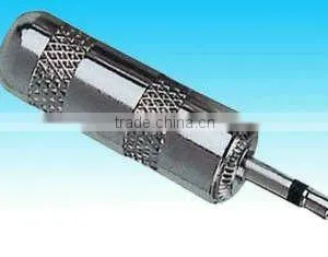 2.5mm Mono Plug Brass Material Nickel Plating thumbnail-1