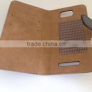 Hot Selling High Class PU Leather Phone Case With Stand in Dongguan thumbnail-2