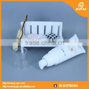 60g Locked Cap Pump Head Tube, Cosmetic PE Packaging for Sunblock thumbnail-2