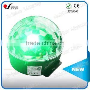 Guangzhou Cheap Pro 6PCS 3W RGBWYP LED Crystal Magic Ball Light for Disco Lighting thumbnail-1