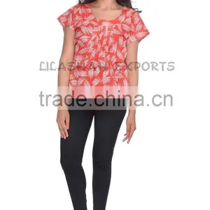 3317LC Cotton Latest Top Trend Selling Products Ropa Indu Cotton Latest Top Trend Selling Products COTTON TOPS Women's Cotton thumbnail-1