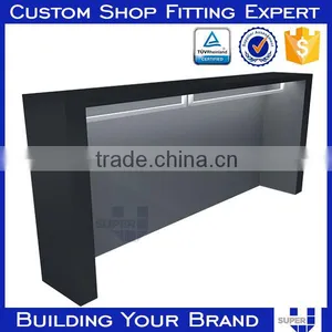 Customized High Class White Wooden Wall Display Units thumbnail-1