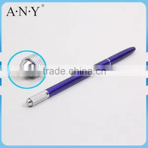 ANY Metal Handle Permanent Makeup Eyebrow Embroidery Manual Tattoo Eyebrow Pen thumbnail-1