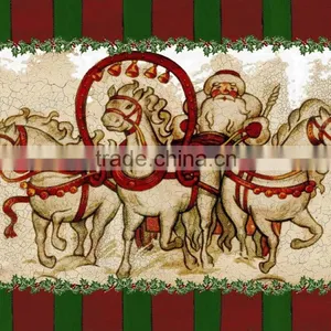 Santa Claus Christmas LED Canvas Art thumbnail-1
