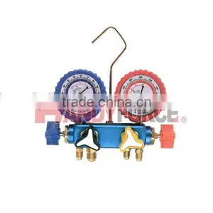 4 Way Teflon Diaphragm Manifold Gauge, Air Condition Service Tools of Auto Repair Tools thumbnail-1