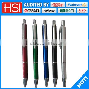 Stationery Items Metallic Color Plastic Ball Pen thumbnail-1
