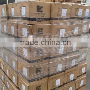 130grade Polyester Enameled Round Copper Clad Aluminum WiresAWG30, ECCA AWG31, ECCA AWG32 thumbnail-1