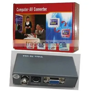 Multiple Signal Converter, Different Signal Free Transform Video Converter, CVBS S-VIDEO AV VGA Convertor Video Converter thumbnail-2