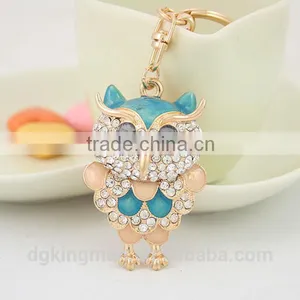 Kingman Low Price Updated Round Five Star Rhinestone Keychain thumbnail-1