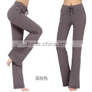 Custom Supplex Womens Yoga Pants Sweat-Lounge-Gym-Sports-Athletic-Pants-Modal-fabric-9-colors-choose thumbnail-1