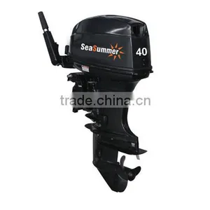 New Power Gasoline Outboard Marine Engines 40hp Motor With Boat thumbnail-1