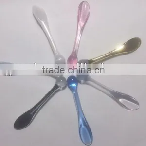Beauty Colorful Acrylic Cosmetic Plastic Spoon thumbnail-1