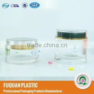 100/200ml Cylindrical Acrylic Clear Containers thumbnail-1