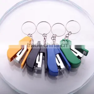 >>>2016 Colorful High Quality Unisex Gift Stapler Keychain Useful Convinient Book Stereo Key Holder/ thumbnail-1