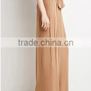 2015 New Arrival China Wholesale Trousers Fabric ,belted Wide Leg Pants for Woman Quality Choice thumbnail-5