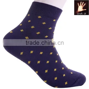 6 Colors Men's Dot Comfortable Soft Cotton Casual Dress Socks thumbnail-4