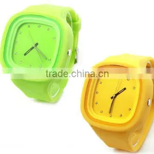 Silicone Rubber Wristband Watch thumbnail-1
