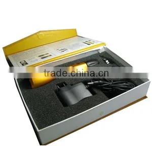 Golden LED Rechargeable Aluminum Flashlight Torch thumbnail-1