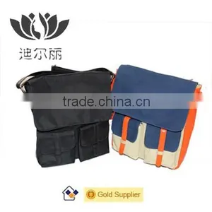 Fashion Stylish Unisex Sport Cotton Canvas Backpack for High School thumbnail-1