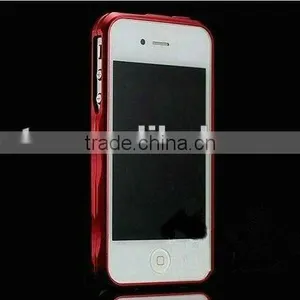 High Quality Novelty Durable Aluminium Metal Bumper Cover Case for Iphone 4 4S thumbnail-1