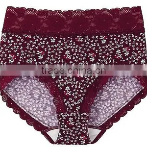 Stylish Printed Women Cotton Underwear High Cut Hipster Panties thumbnail-1
