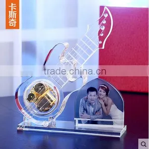 2015 New Designed 3D Beautiful Crystal Photo Frame for Wedding Gift Favor thumbnail-1