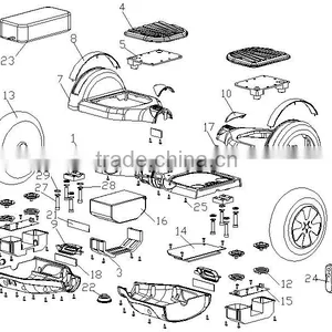 Hot Sale Most Popular Electric Balance Scooter Made in Lianmei Parts Available thumbnail-1