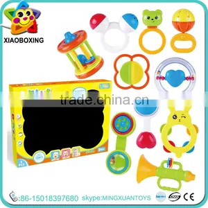 100% Safety Plastic Baby Rattles Nipple Infant Toys Import Musical Instruments thumbnail-2