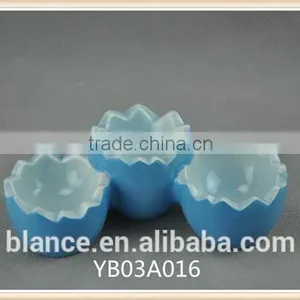 Ceramic Egg Holder in Egg Shell Cup Design for Easter Egg Wedding Gift thumbnail-2