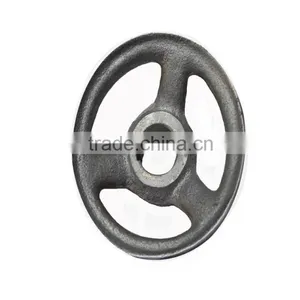China Factory Manufacture Nodular Iron & Grey Iron Casting Hand Wheels,iron Cast Hand Wheel,lathe Parts Hand Wheel thumbnail-2