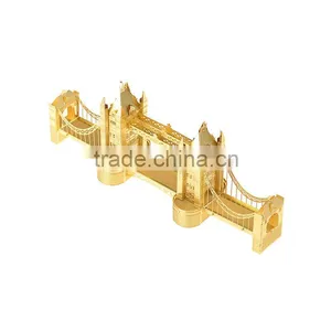 3D Londun Tower Bridge Jigsaw Puzzle thumbnail-4