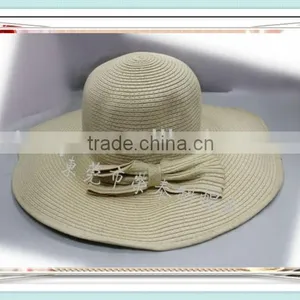 Elegant Lady Straw Hat Straw Boater Hats thumbnail-1
