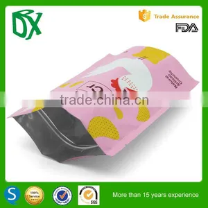 Top Quality Food Industrial Use CMYK Printed Plastic Resealable Aluminum Foil Packaging Bag for Food thumbnail-3