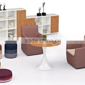 Hot Sale Conference Table Melamine Cheap Small Round Office Meeting Table thumbnail-5