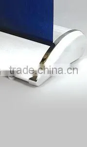 Trade Show Customized Aluminum Wide Base Roll up Display Stand, Water Drop Roll up Stand, Wide Base Roll up Banner thumbnail-2