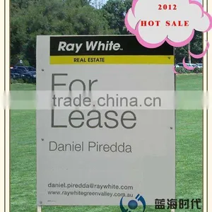 Corrugated pp Lawn Sign With 3C Printing. thumbnail-1