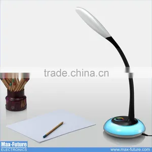 3-grade Brightness Touch Dimmer Gooseneck Led Desk Lamp thumbnail-1