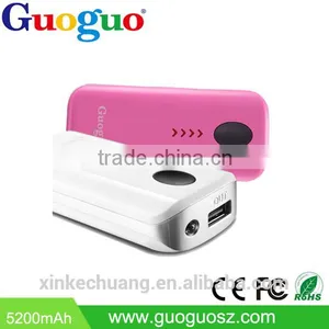 Guoguo 2016 Promotion Fast Charging Portable Fish Mouth 5200mAh Power Bank for Iphone7 thumbnail-1
