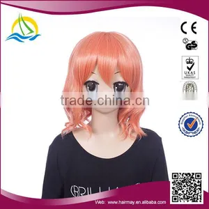 Good Quality Short Orange Cosplay Hair Wig thumbnail-1